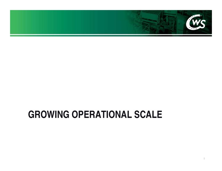 INVESTOR PRESENTATION – Calfrac Well Services Ltd. – slide 4