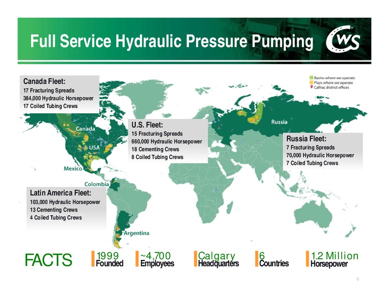 INVESTOR PRESENTATION – Calfrac Well Services Ltd. – slide 5