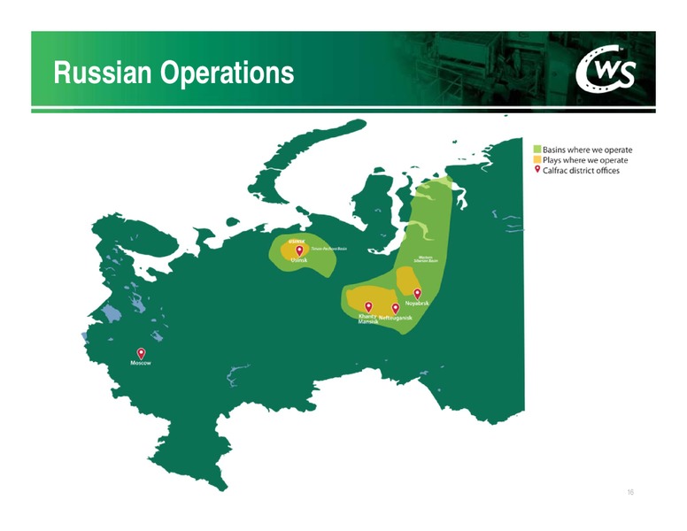INVESTOR PRESENTATION – Calfrac Well Services Ltd. – slide 15