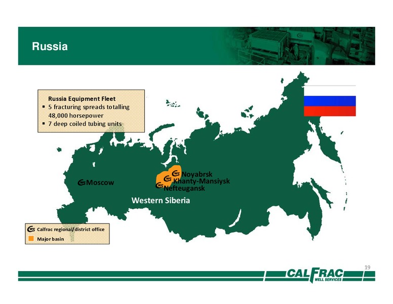 BARCLAYS CEO ENERGY POWER CONFERENCE – Calfrac Well Services Ltd. – slide 18