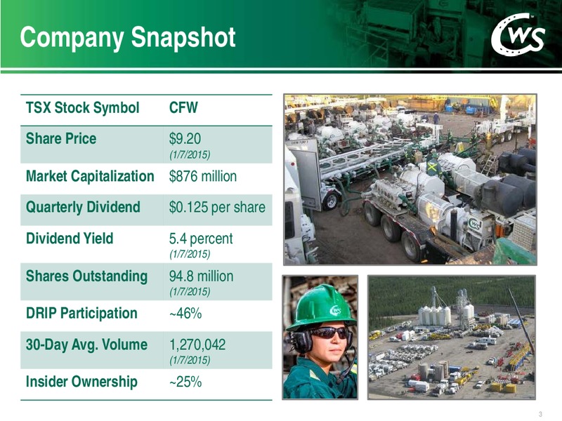 Investor Presentation – Calfrac Well Services Ltd. – slide 2
