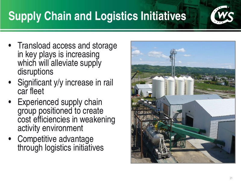 Investor Presentation – Calfrac Well Services Ltd. – slide 20