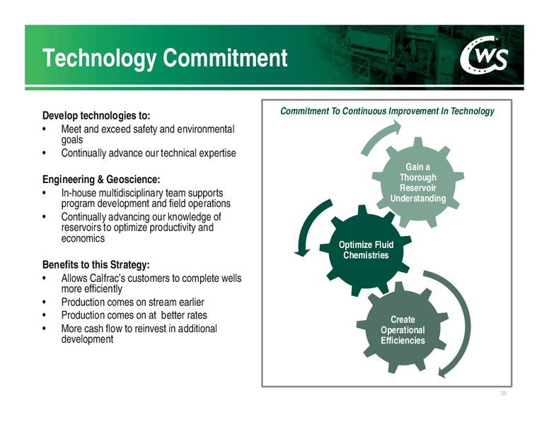 Investor Presentation – Calfrac Well Services Ltd. – slide 25