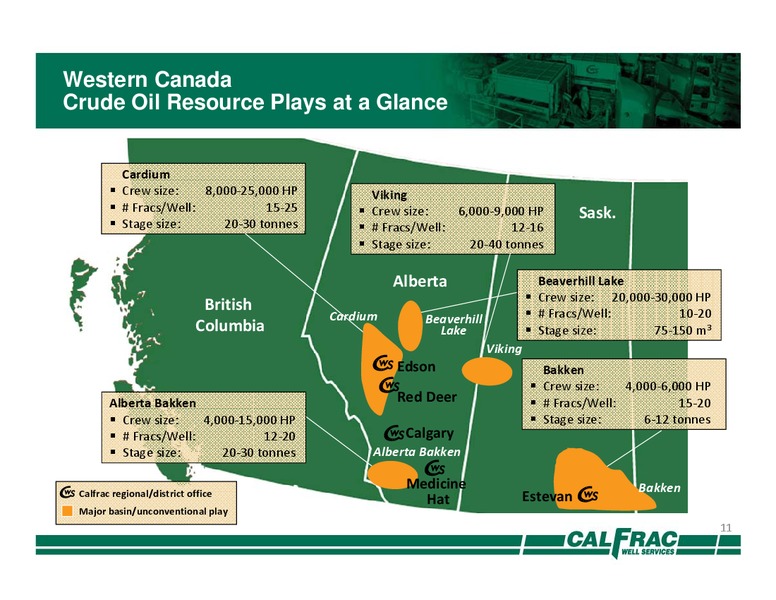 Dahlman Rose & Co Ultimate Oil Services and E&P Conference – Calfrac Well Services Ltd. – slide 10