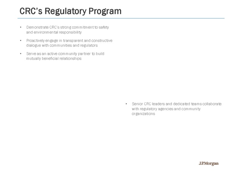 INVESTOR PRESENTATION – California Resources Corp. – slide 31