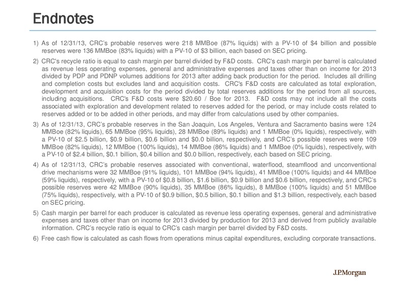 INVESTOR PRESENTATION – California Resources Corp. – slide 50