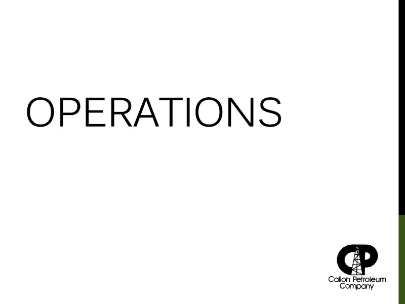 Investor Presentation – Callon Petroleum Co. – slide 5