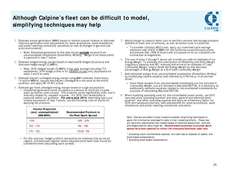 Investor Meetings – Calpine Corp. – slide 28
