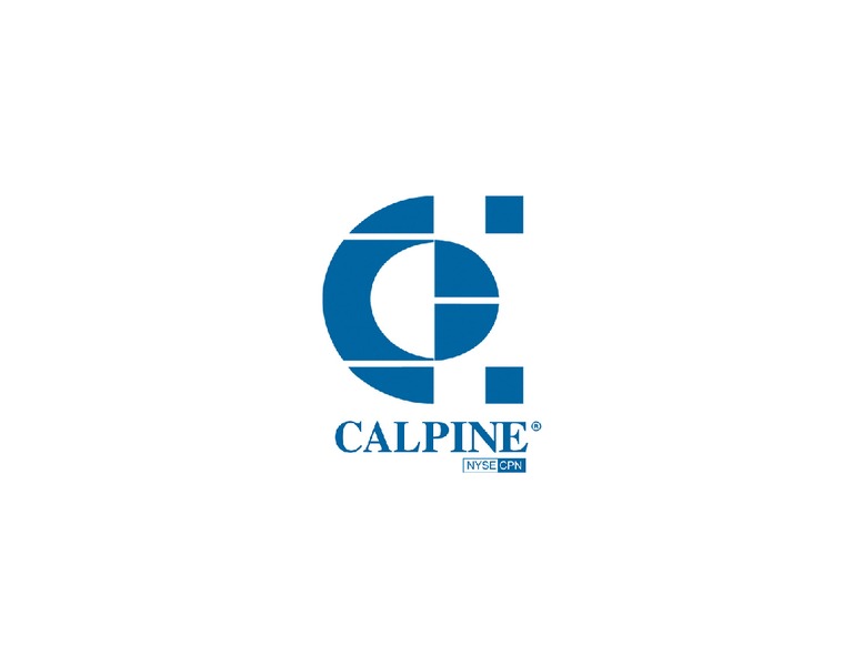 Second Quarter 2014 Investor Update Conference Call – Calpine Corp. – slide 31