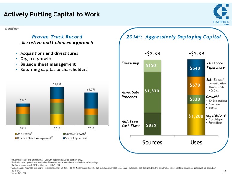 INVESTOR MEETING – Calpine Corp. – slide 10
