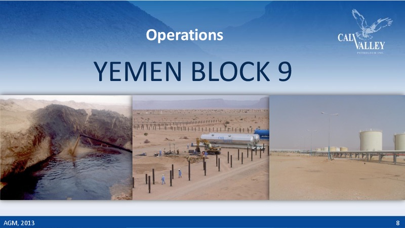 Corporate Presentation – Calvalley Petroleum Inc. – slide 6