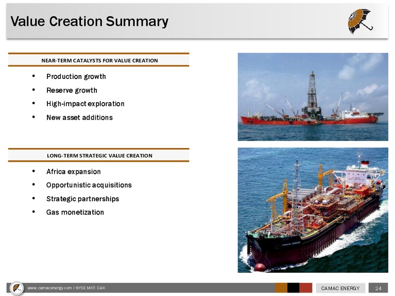 EnerComs The Oil & Services Conference – Camac Energy – slide 23