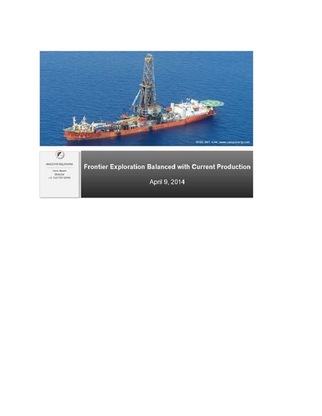IPAA Oil & Gas Investment Symposia – Camac Energy – slide 1