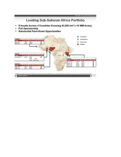 IPAA Oil & Gas Investment Symposia – Camac Energy – slide 3