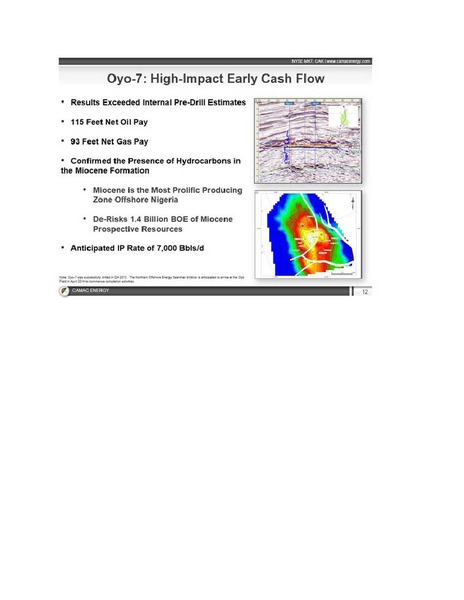 IPAA Oil & Gas Investment Symposia – Camac Energy – slide 12