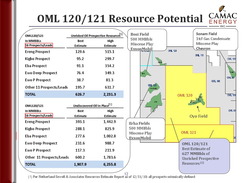 EnerComs The Oil & Gas Conference – Camac Energy – slide 11