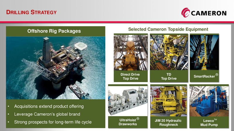 INVESTOR RELATIONS PRESENTATION – Cameron International Corporation – slide 7