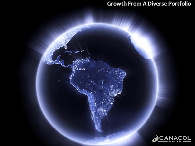 MARCH 2015 CORPRATE PRESENTATION – Canacol Energy Ltd. – slide 1