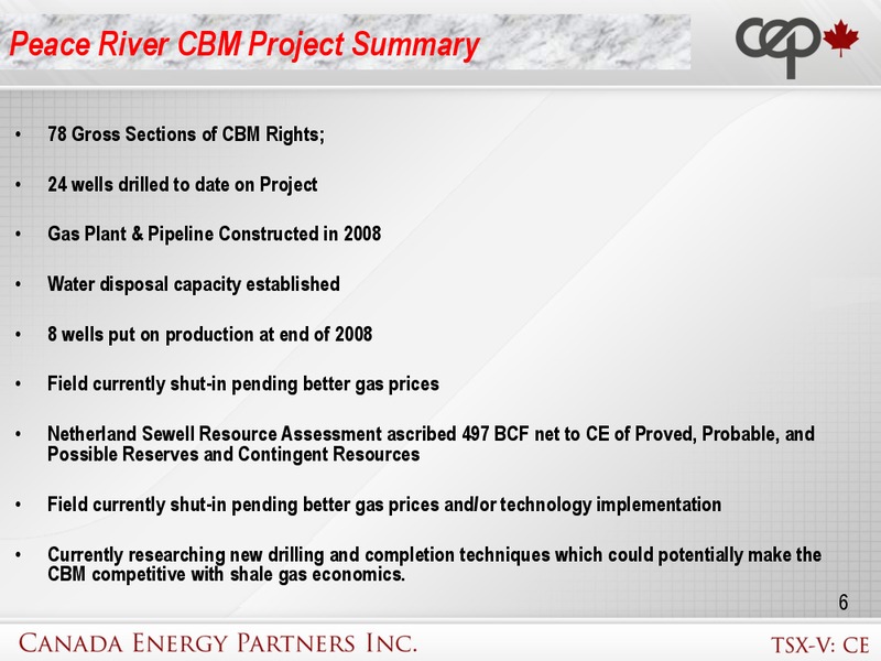 Investor Presentation – Canada Energy Partners Inc – slide 5