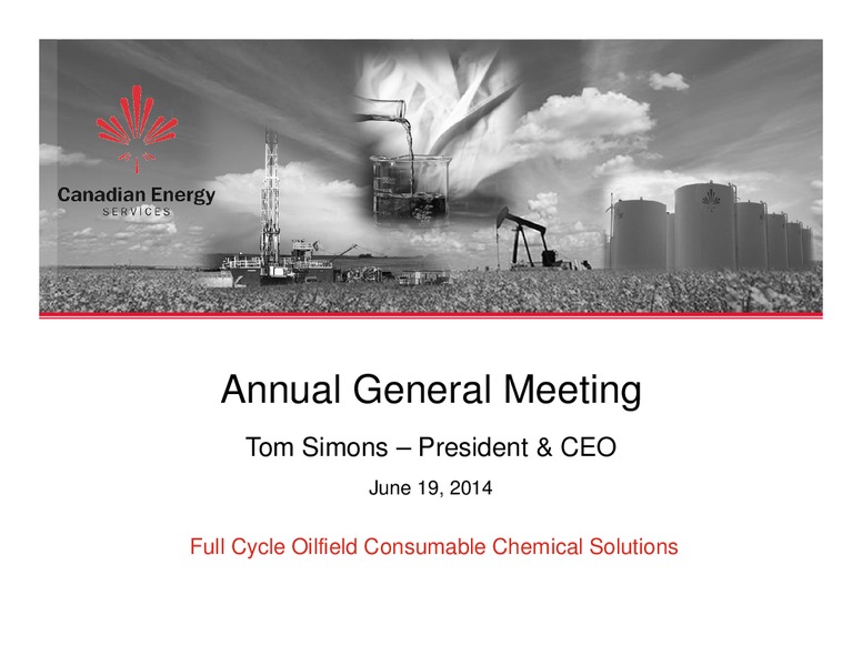 Annual General Meeting – Canada Energy Partners Inc – slide 1