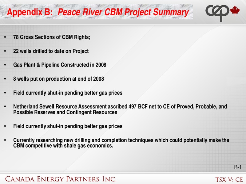Corporate Presentation – Canada Energy Partners Inc – slide 23