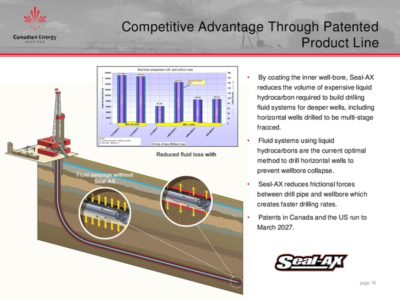 CORPORATE INVESTOR PRESENTATION – Canadian Energy Services & Technology Corp. – slide 16