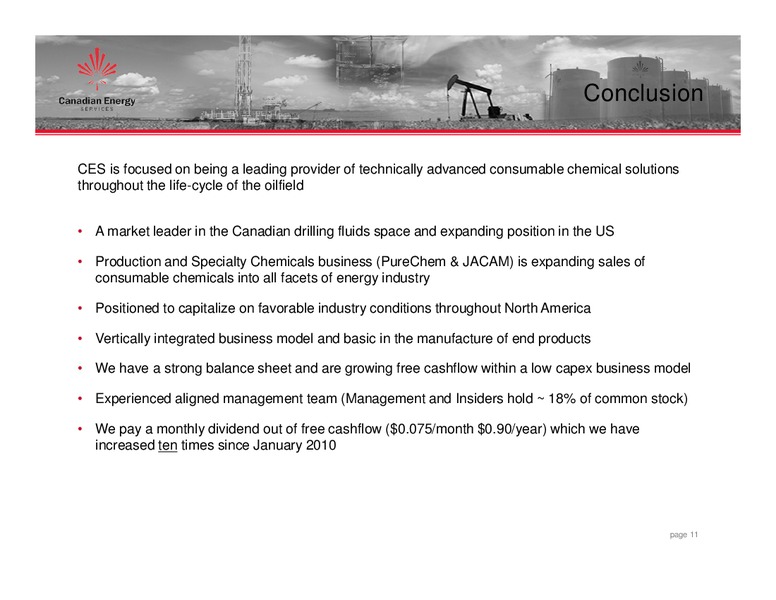 Annual General Meeting – Canadian Energy Services & Technology Corp. – slide 11