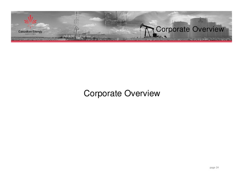 Corporate Investor Presentation – Canadian Energy Services & Technology Corp. – slide 23