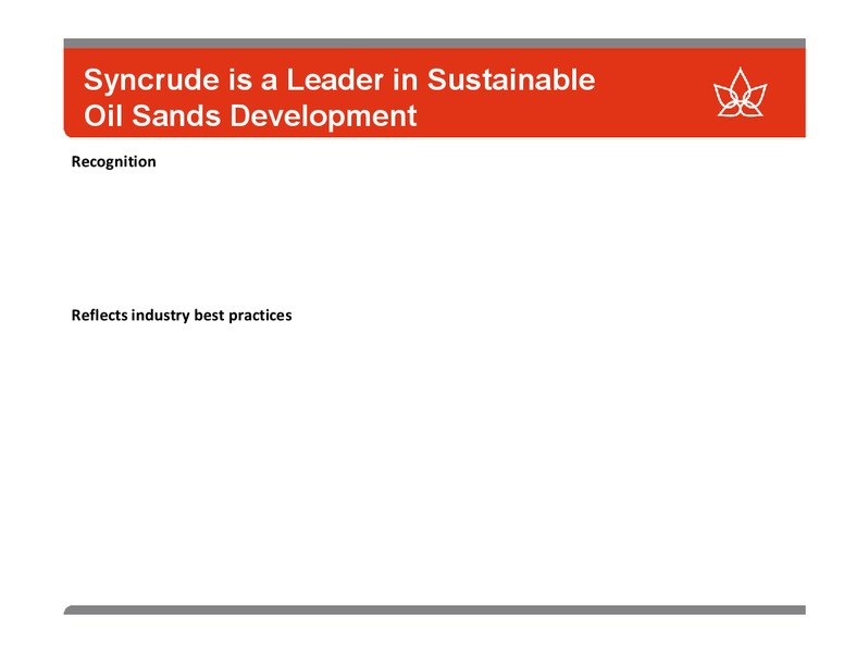 2014 TD SECURITIES CALGARY ENERGY CONFERENCE – Canadian Oil Sands Limited – slide 28