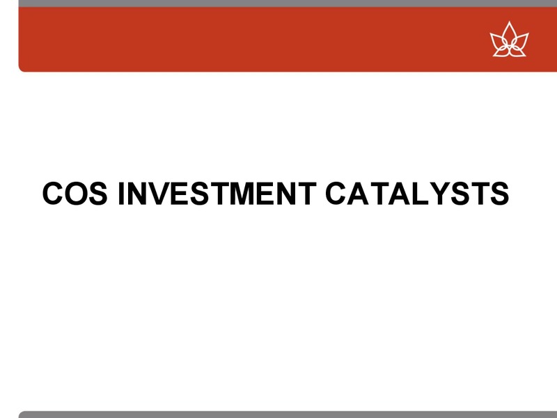 Annual General Meeting – Canadian Oil Sands Limited – slide 11