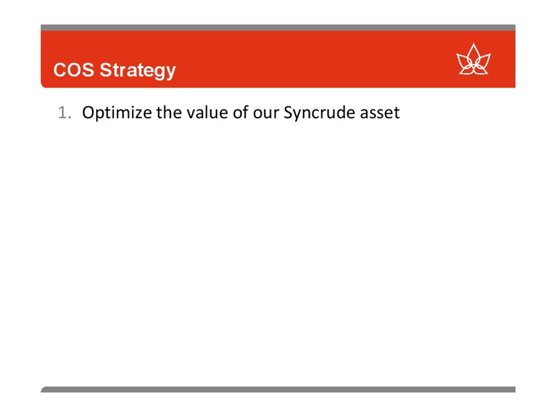 Canaccord Genuity Global – Canadian Oil Sands Limited – slide 3