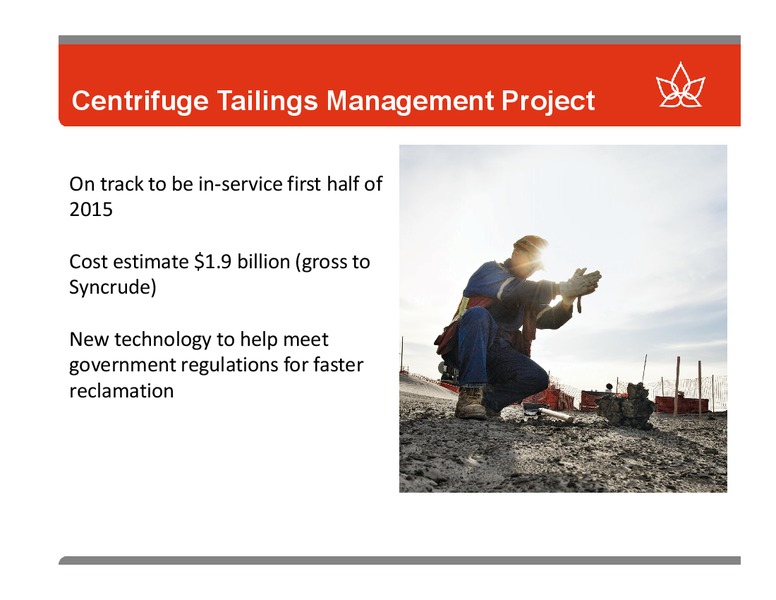 Canaccord Genuity Global – Canadian Oil Sands Limited – slide 6