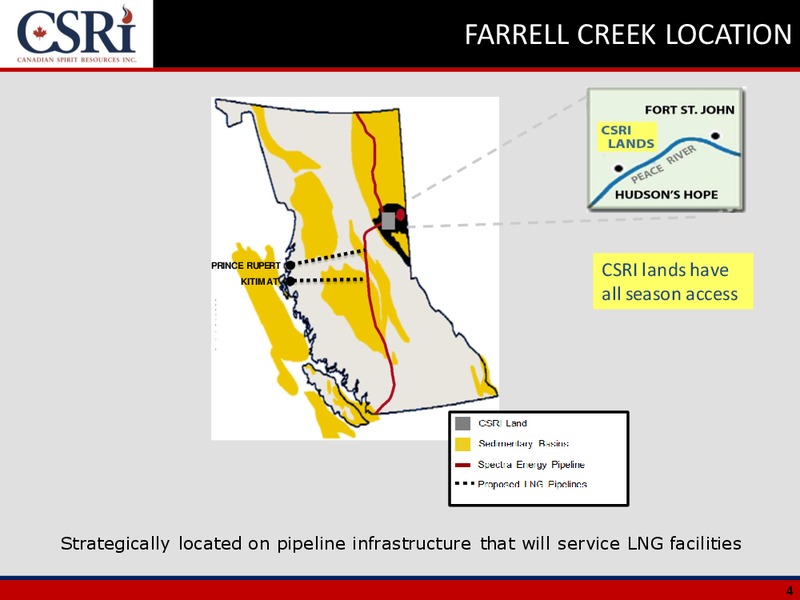 FEBRUARY 2015 CORPORATE PRESENTATION – Canadian Spirit Resources Inc. – slide 3