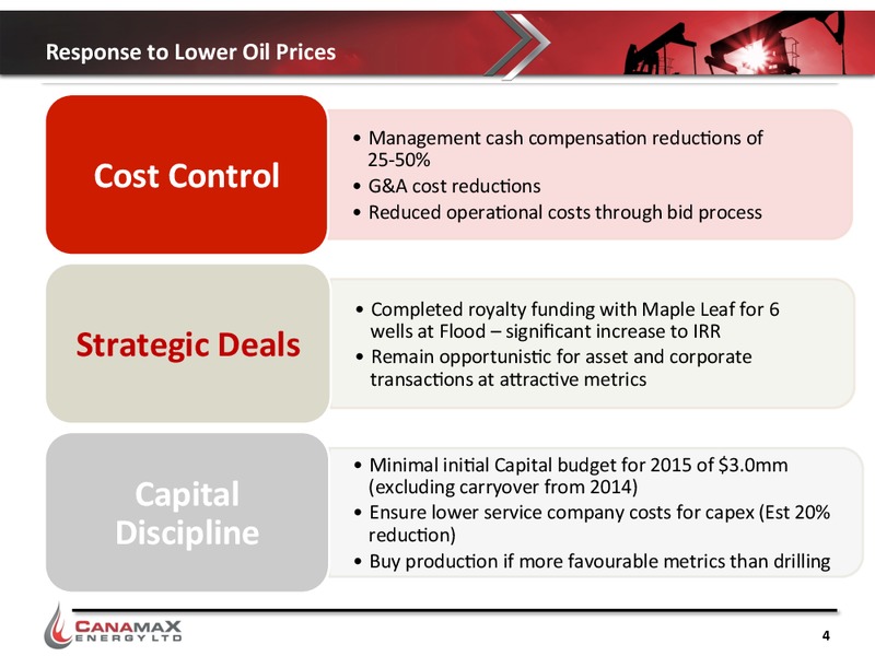 Corporate Presentation – Canamax Energy Ltd. – slide 3