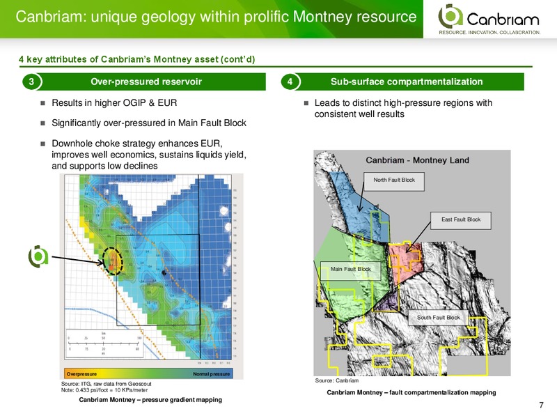 INVESTOR PRESENTATION – Canbriam Energy – slide 7