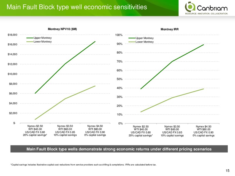 INVESTOR PRESENTATION – Canbriam Energy – slide 15