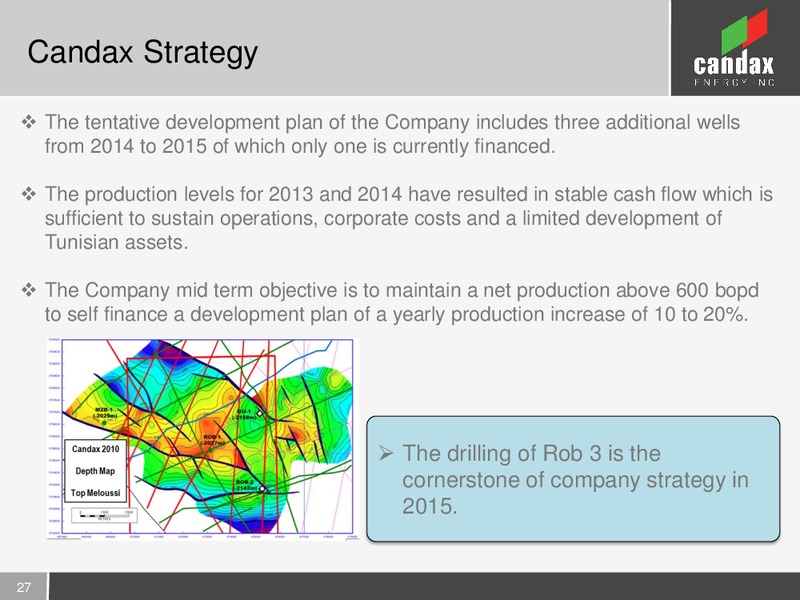 INVESTOR PRESENTATION – Candax Energy Inc. – slide 26