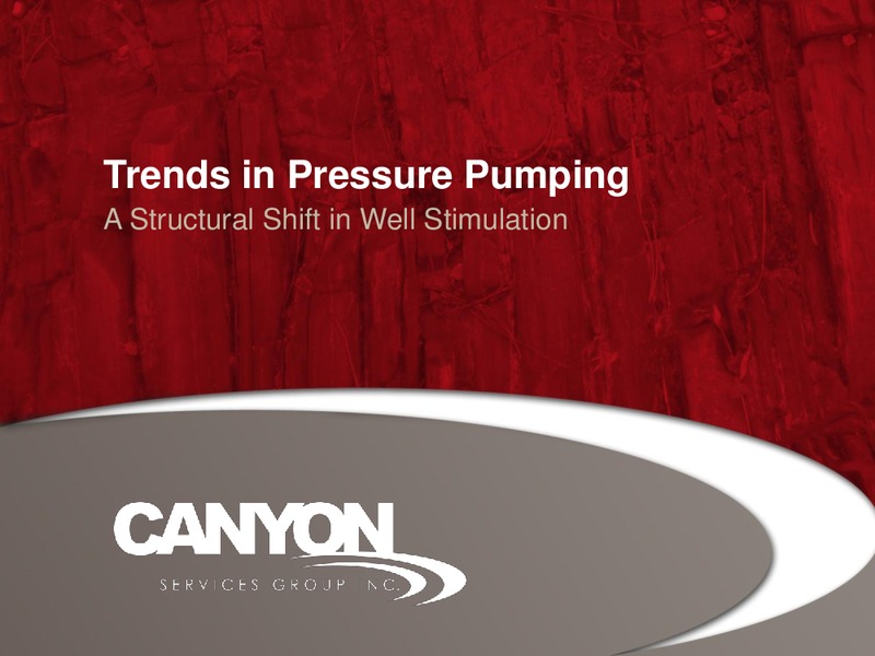 Corporate Overview Presentation – Canyon Services Group Inc. – slide 13