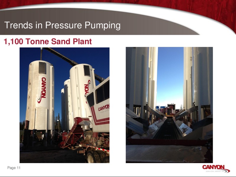 Corporation Overview Presentation – Canyon Services Group Inc. – slide 10