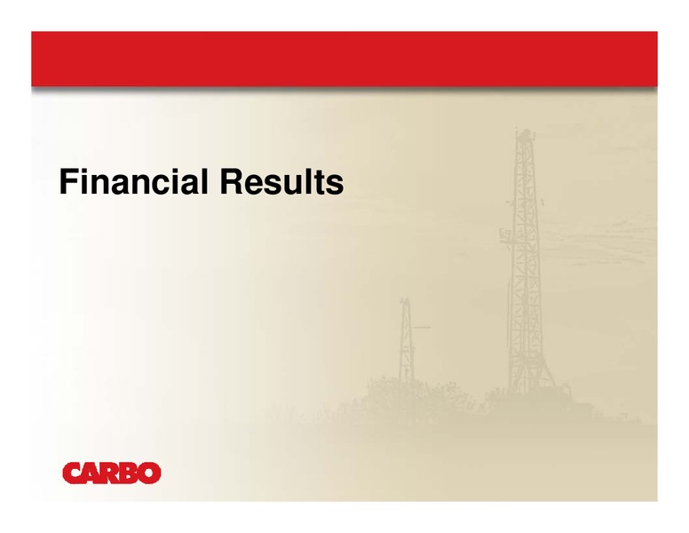 THE OIL & SERVICES CONFERENCE IX – Carbo Ceramics Inc. – slide 27