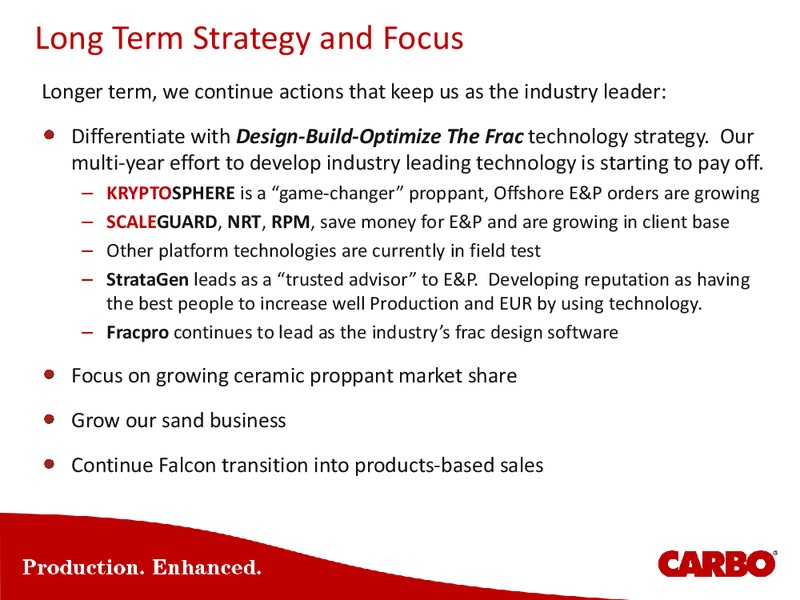 SCOTIA HOWARD WEIL 43RD ANNUAL ENERGY CONFERENCE – Carbo Ceramics Inc. – slide 6