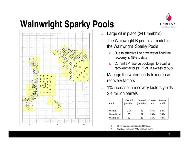 April 2015 Investor Presentation – Cardinal Energy Ltd. – slide 15