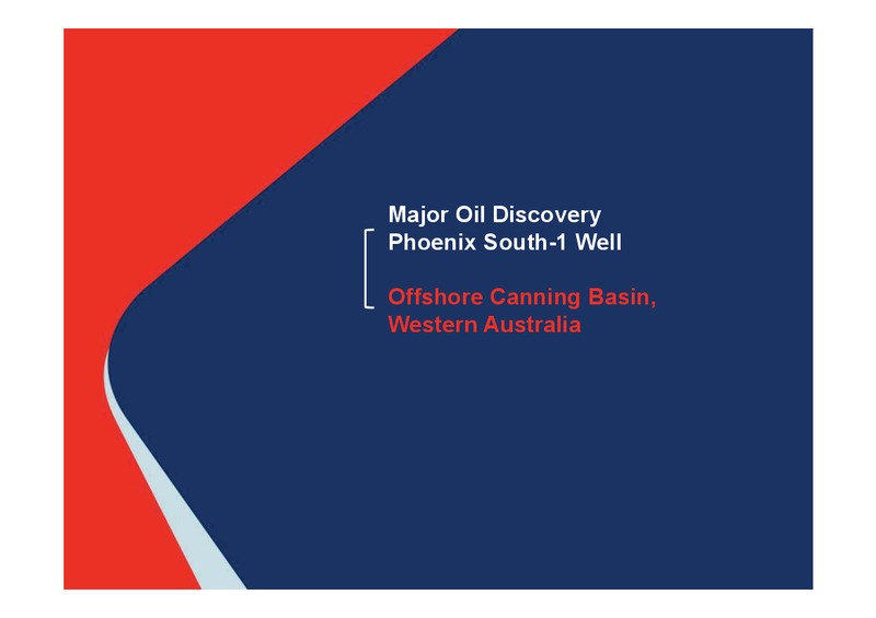 Good oil Presentation – Carnarvon Petroleum Ltd. – slide 4
