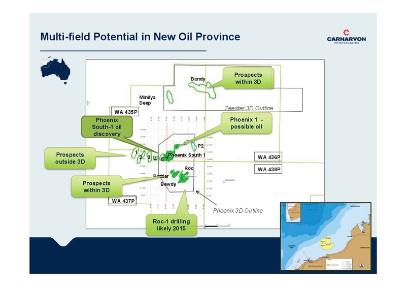 Good oil Presentation – Carnarvon Petroleum Ltd. – slide 7