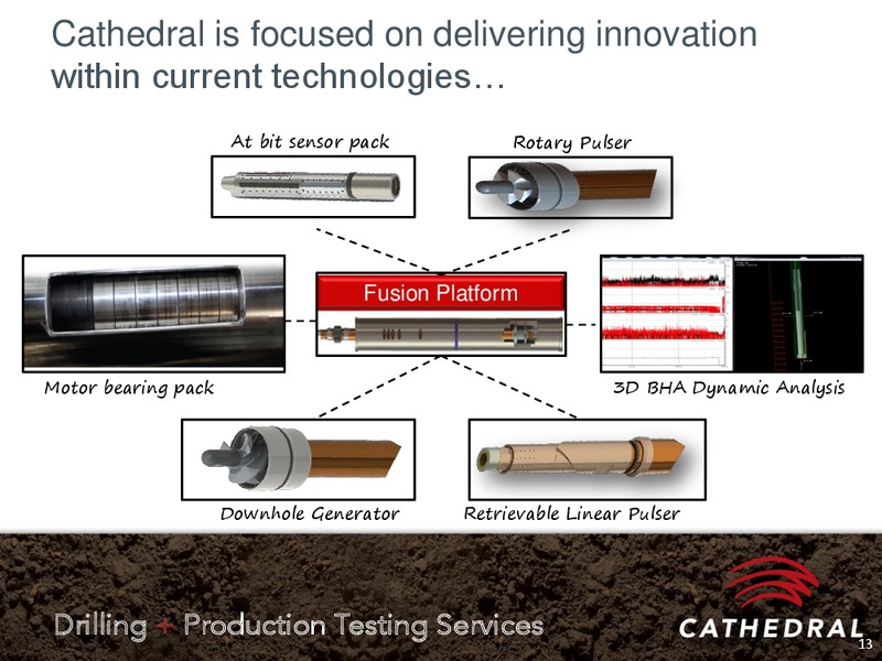 INVESTOR PRESENTATION – Cathedral Energy Services Ltd. – slide 12