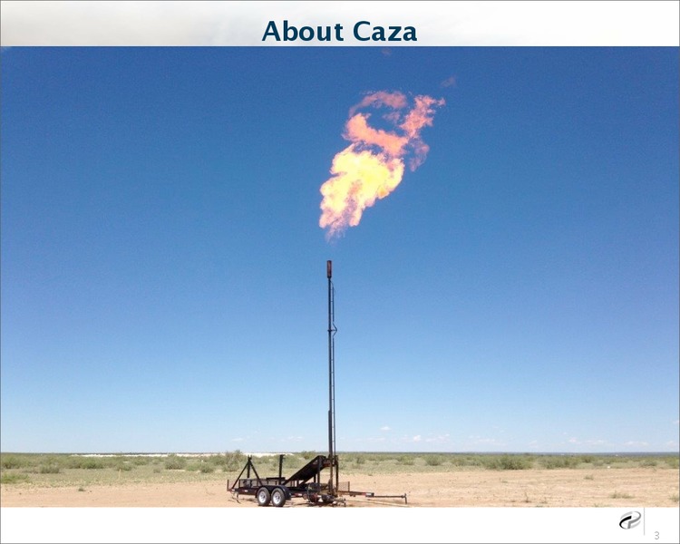Coporate Overview – Caza Oil & Gas, Inc. – slide 2