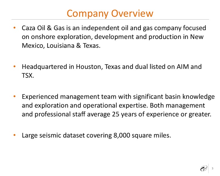 SE New Mexico Horizontal Bone Spring Economic Prospective – Caza Oil & Gas, Inc. – slide 4