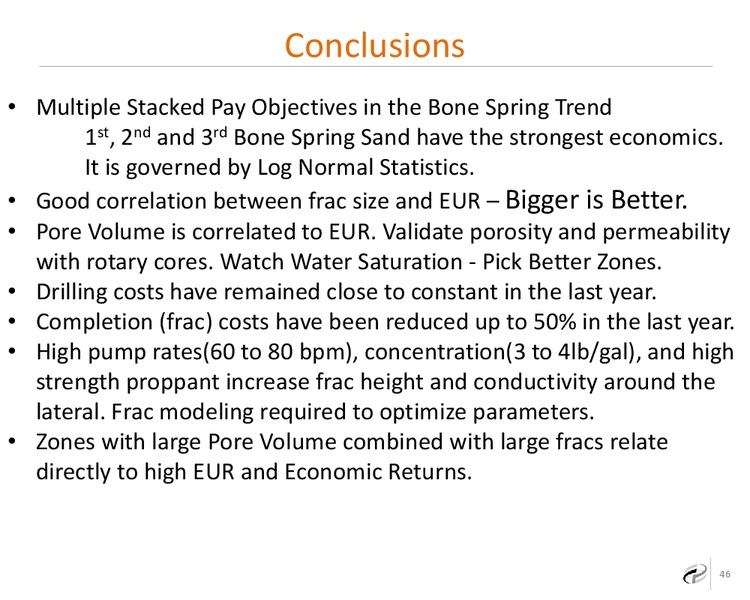 SE New Mexico Horizontal Bone Spring Economic Prospective – Caza Oil & Gas, Inc. – slide 44