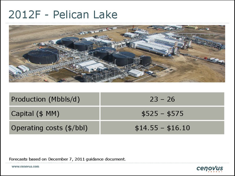 FirstEnergy Capital East Coast Energy Conference – Cenovus Energy Inc. – slide 12