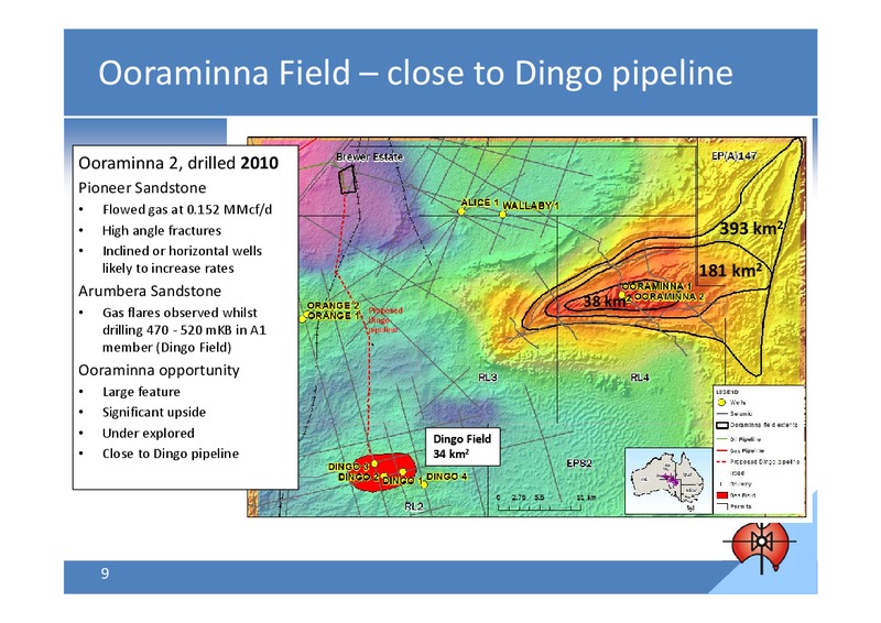 South East Asia Australia Offshore and Onshore Conference – Central Petroleum Ltd. – slide 9